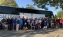 Over 50 golfers got onboard a bus at Woodland's County Fair Mall to start the trip. Where are we going???